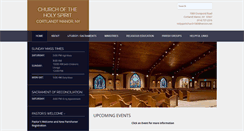 Desktop Screenshot of holyspirit-cortlandtmanor.org